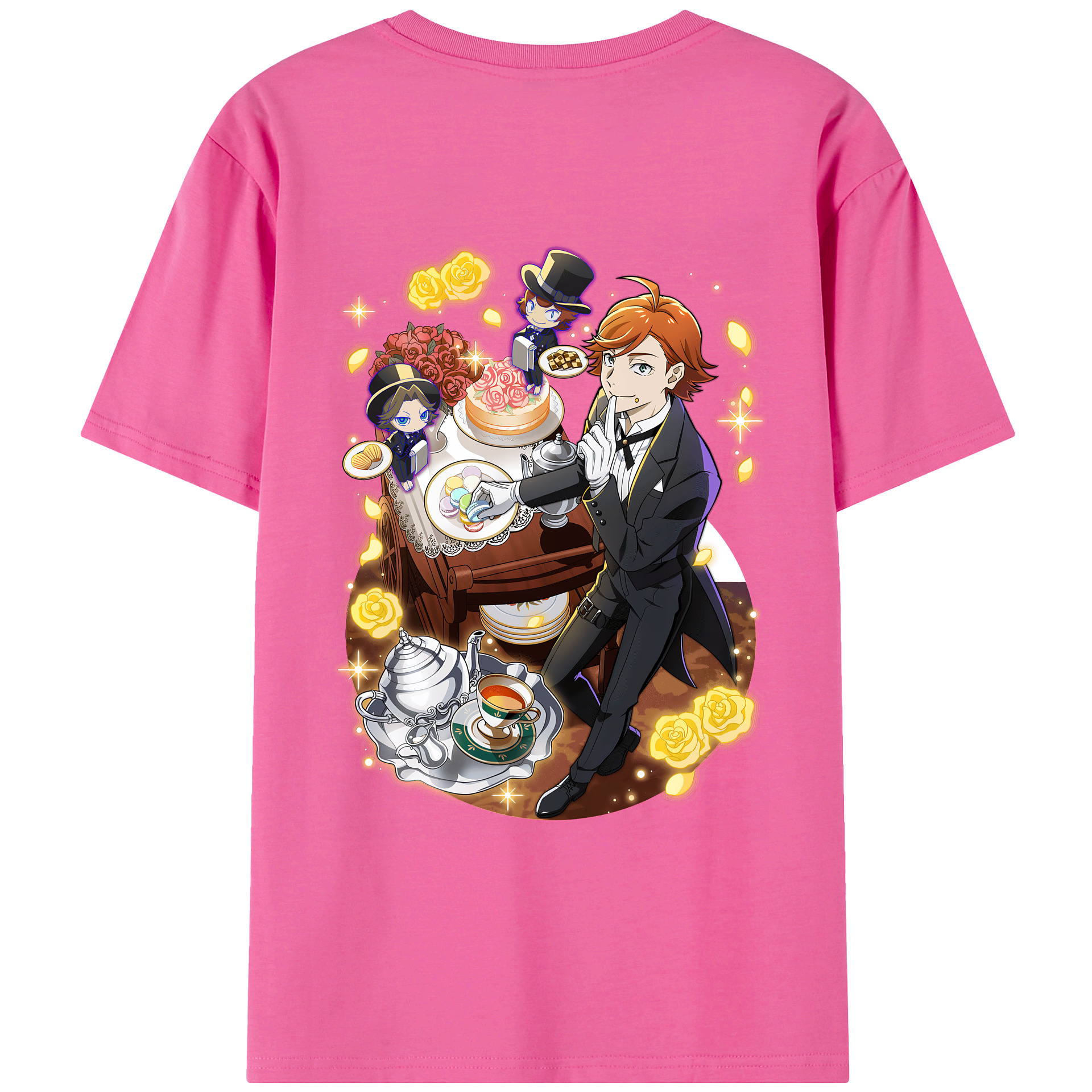 （画像用） 文豪ストレイドッグス Bungo Stray Dogs レディース半袖Tシャツ(バックプリント)